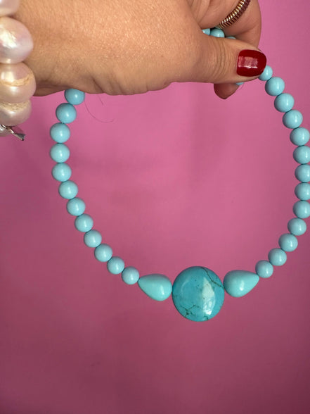 INCANTEVOLE -  Oceano - Chocker flessibile turchese