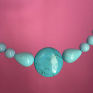 INCANTEVOLE -  Oceano - Chocker flessibile turchese