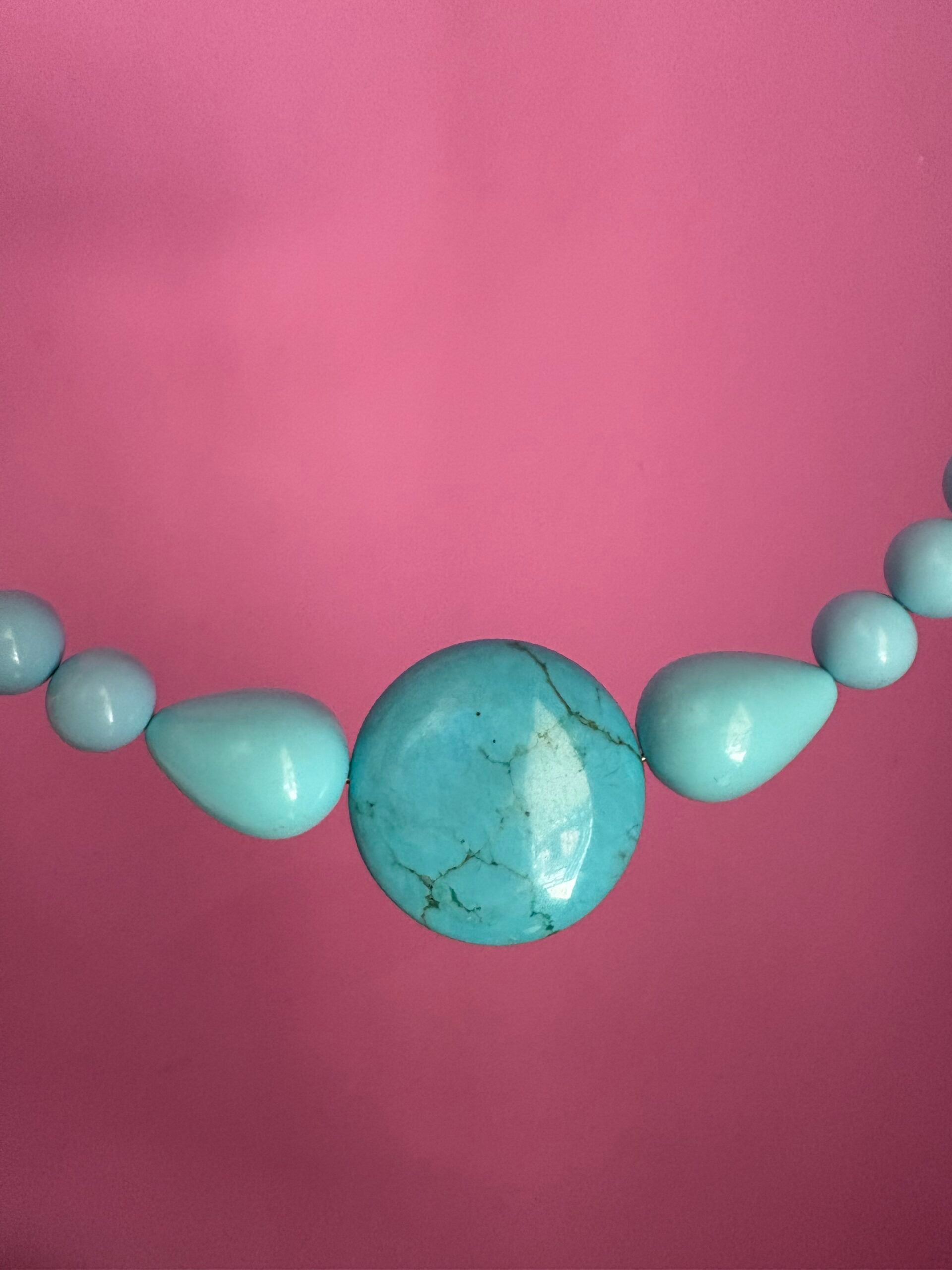 INCANTEVOLE -  Oceano - Chocker flessibile turchese