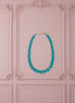 Collana OCEANO - Boules di turchese mm 14