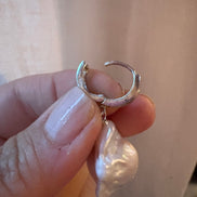 Orecchini  - argento 925 con grandi perle coltivate barocche