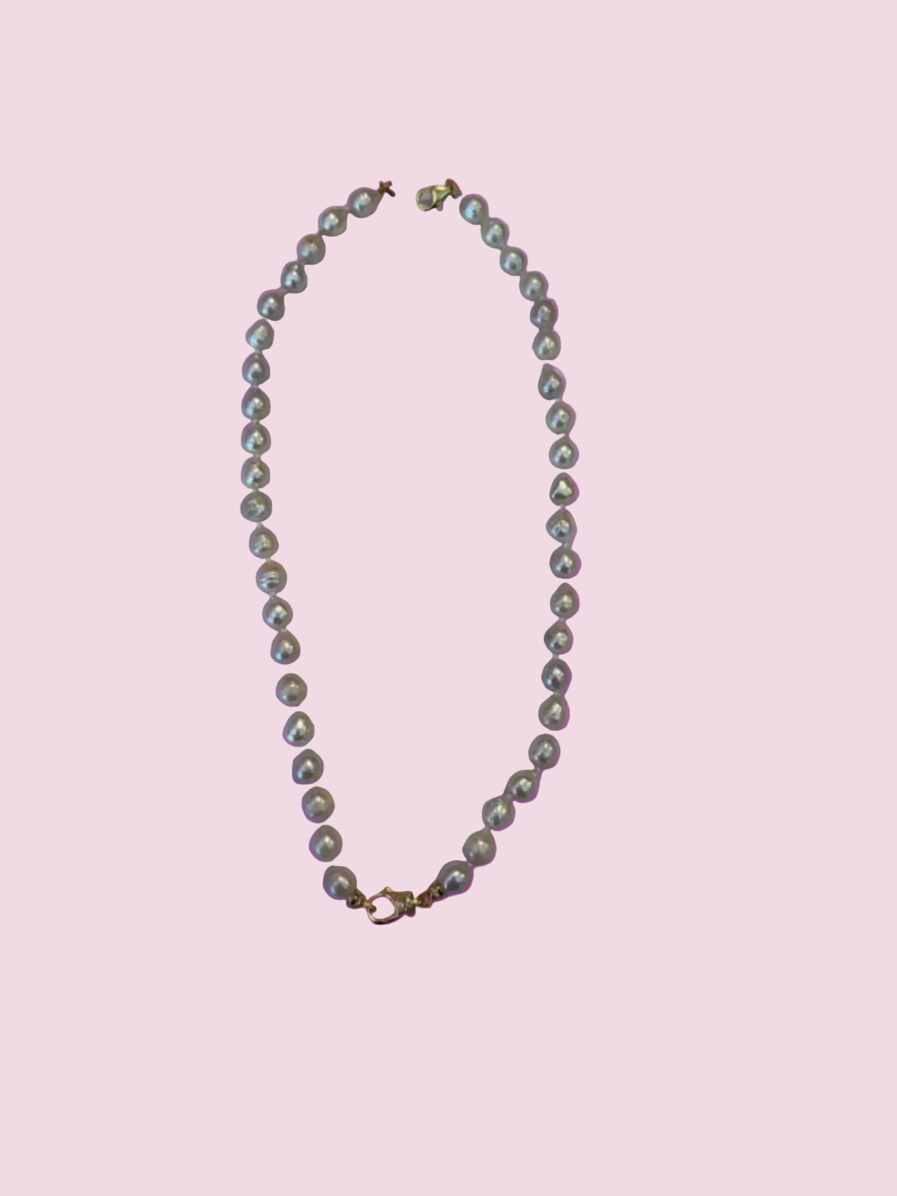 Collana MADELEINE - Perle coltivate argento 925
