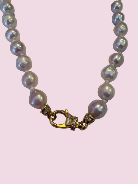 Collana MADELEINE - Perle coltivate argento 925