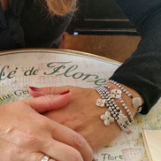 Bracciale PARIS  - argento 925 zirconi ematite