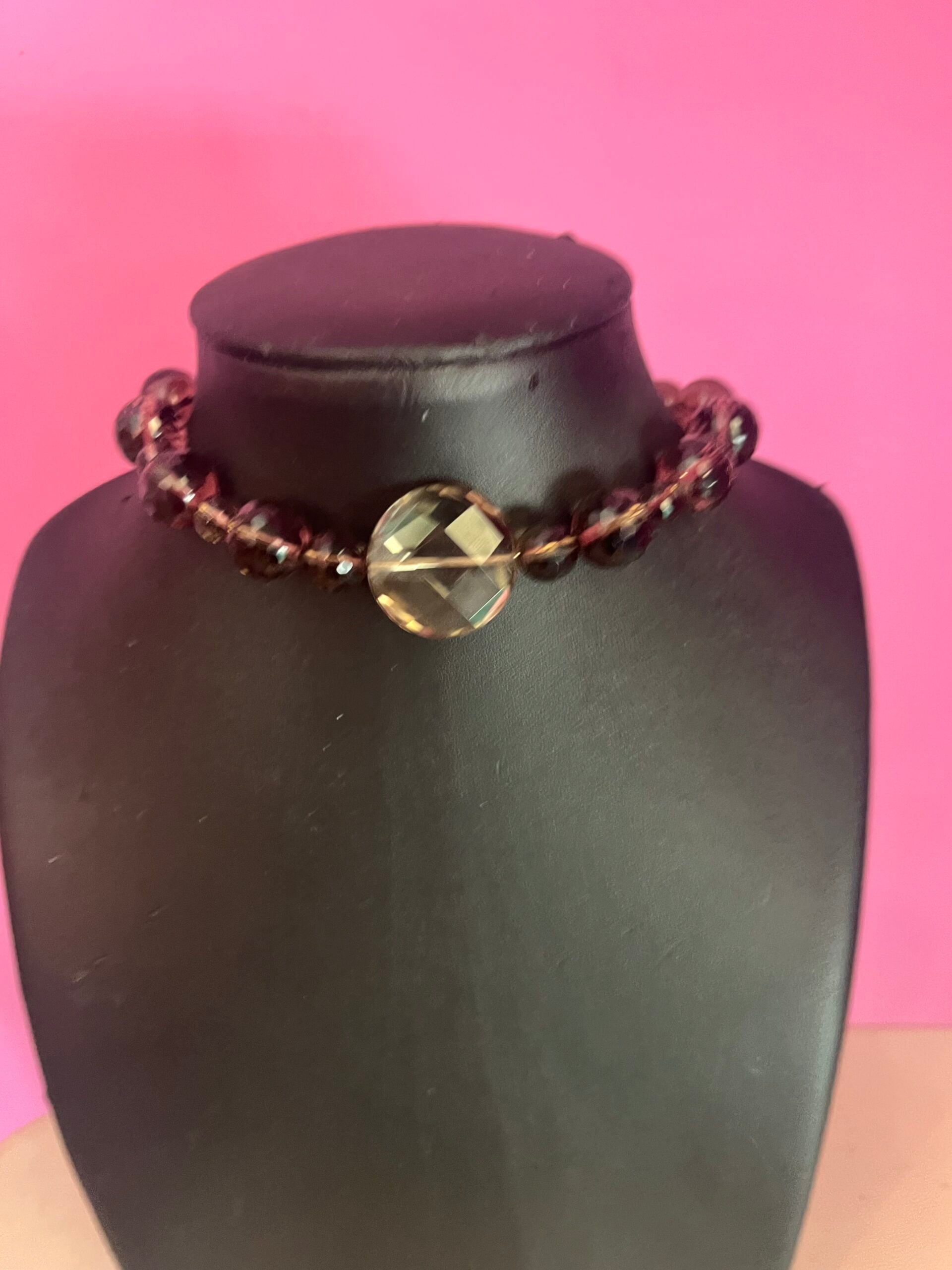 INCANTEVOLE -  Chocker flessibile topazio fumé