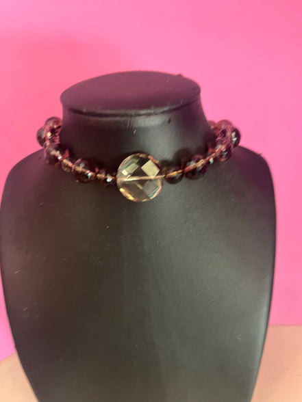 INCANTEVOLE -  Chocker flessibile topazio fumé