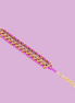 Bracciale MANTRA - Macrame’ con zirconi e ottone placcato rodio o oro giallo