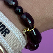 Bracciale Bisette - Topazio fume’ elasticizzato barilotti