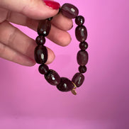 Bracciale Bisette - Topazio fume’ elasticizzato barilotti
