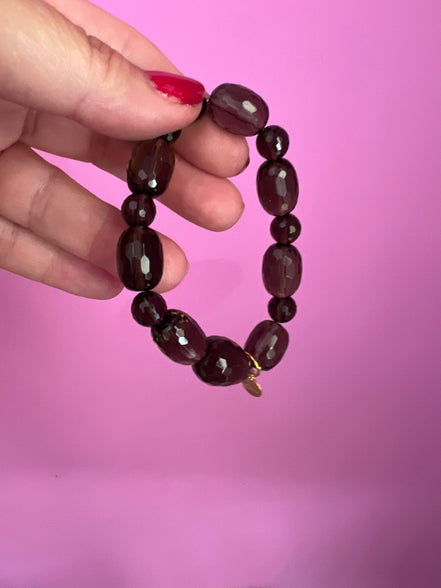 Bracciale Bisette - Topazio fume’ elasticizzato barilotti