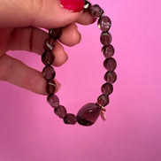 Bracciale Bisette - Topazio fume’ elasticizzato