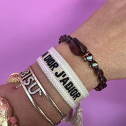 Bracciale Bisette - Topazio fume’ elasticizzato