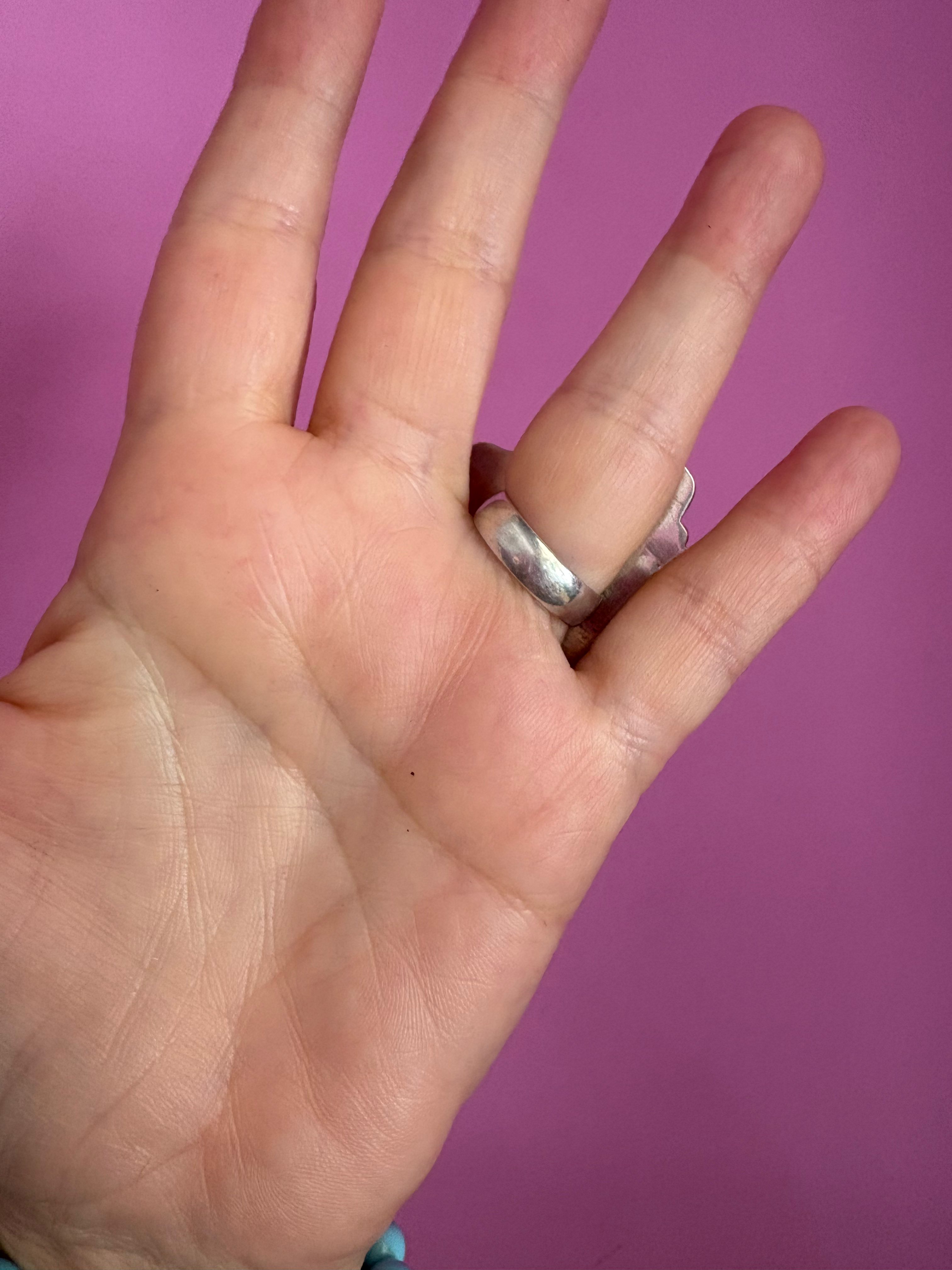 ETNICA - Anello in argento 925 con turchese e corallo