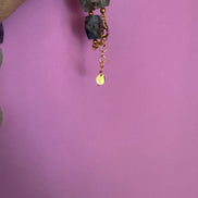 Collana JAIPUR - gemme colorate  e pendente prenite