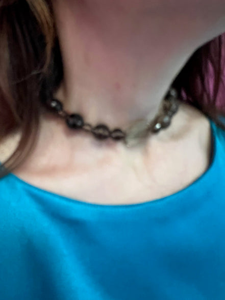 INCANTEVOLE -  Chocker flessibile topazio fumé