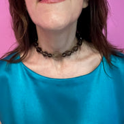 INCANTEVOLE -  Chocker flessibile topazio fumé