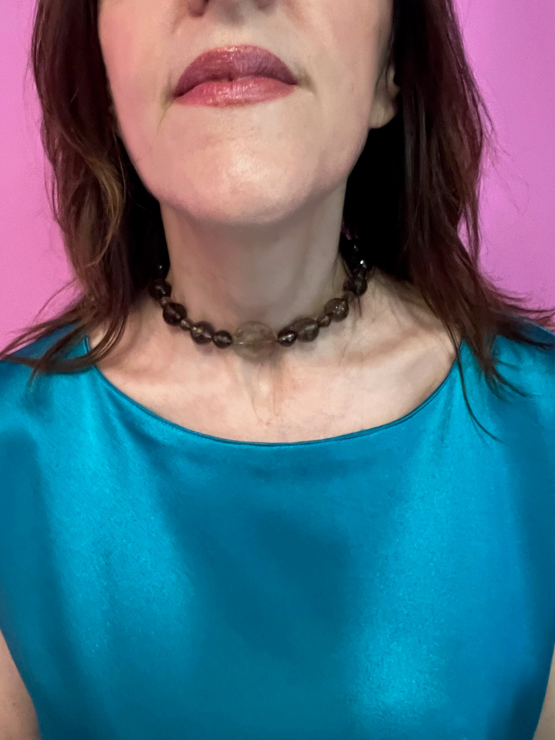 INCANTEVOLE -  Chocker flessibile topazio fumé