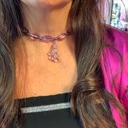 INCANTEVOLE -  Chocker flessibile ametista