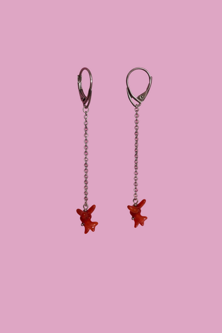 Collezione Mediterranea - Orecchini con corallo rosso naturale
