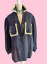 Camicia blu- Chanellina 100% voile di cotone con passamaneria Couture