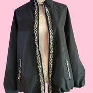 CHANELLINA Bomber : balloon bomber jacket with Couture trim