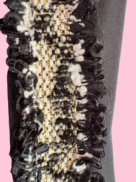 CHANELLINA Bomber : balloon bomber jacket with Couture trim