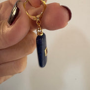 Orecchini  Collezione JAIPUR- lapislazuli con rubellite