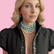 Chanellina jacket - giacchina camicia nera antivento con passamaneria