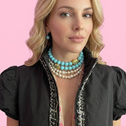 INCANTEVOLE -  Chocker  contrarié perle coltivate mix con barocche terminali