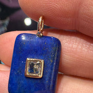 CHARMS  ciondolo  - JAIPUR lapislazzuli con citrino