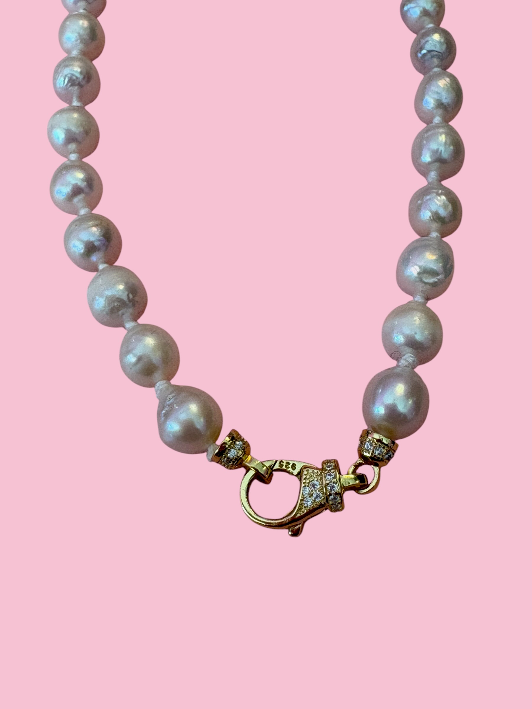 Collana MADELEINE - Perle coltivate argento 925