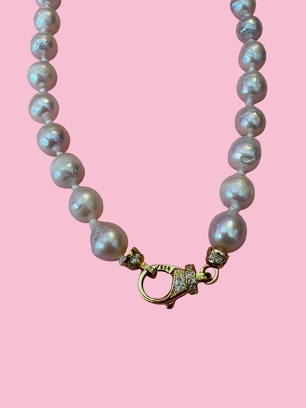 Collana MADELEINE - Perle coltivate argento 925