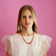 Collezione Mediterranea - Collana di Corallo rosso e ambra