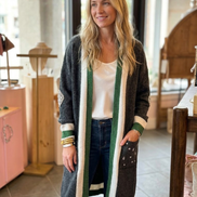 Cardigan Gioiello : cardigan Oversize grey con Cristalli – Lusso Couture