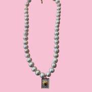 Collana MADEMOISELLE  perle coltivate mm 10 con charm
