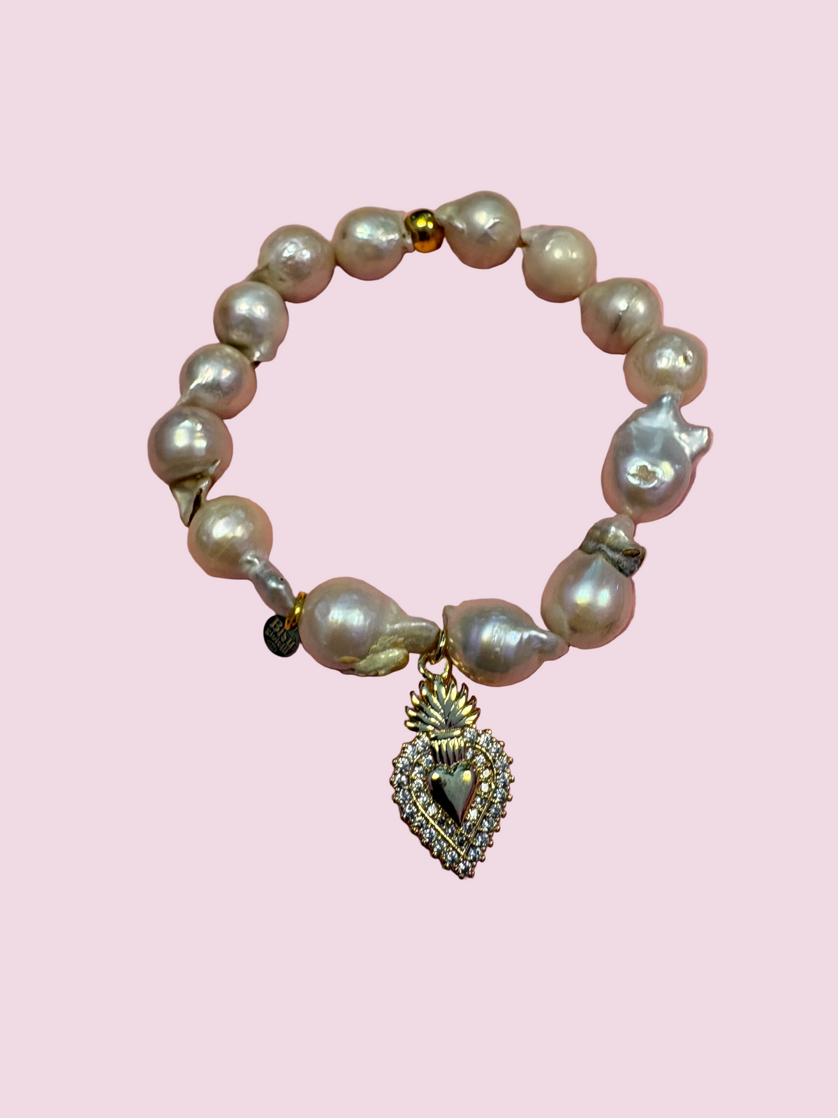 Armband Bisette -TALISMANE Onyx 0,8 mm mit Miraculous-Anhänger
