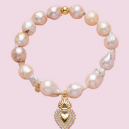 Armband Bisette -TALISMANE Onyx 0,8 mm mit Miraculous-Anhänger