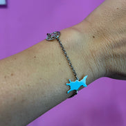 Bracciale in argento 925 rodio
