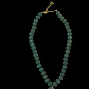 Collana JAIPUR - Avventurina verde rondelle e pendente