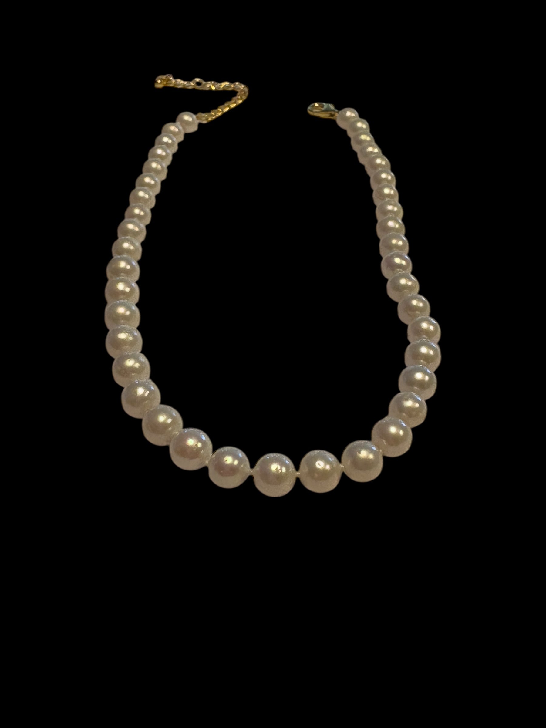 Collana BONTON  perle coltivate mm8