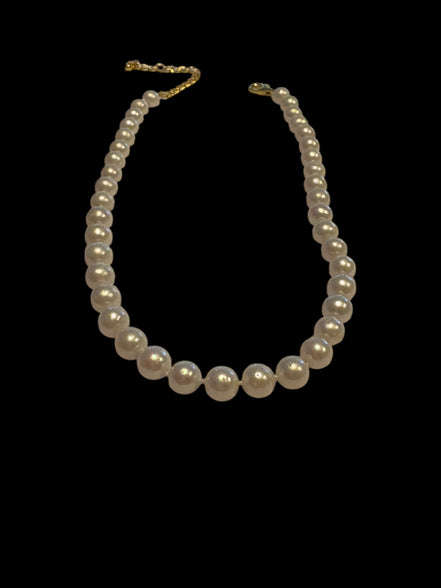Collana BONTON  perle coltivate mm8