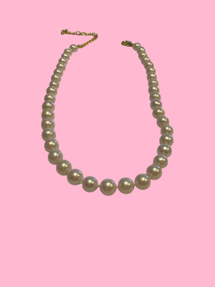 Collana BONTON  perle coltivate mm8