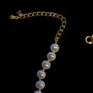 Collana BONTON  perle coltivate mm8