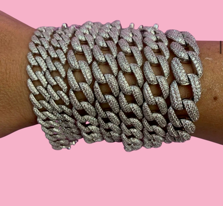 GRUMETTE - Bracciale sparkling argento 925 con zirconi