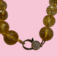 Collana JAIPUR - Quarzo citrino argento 925