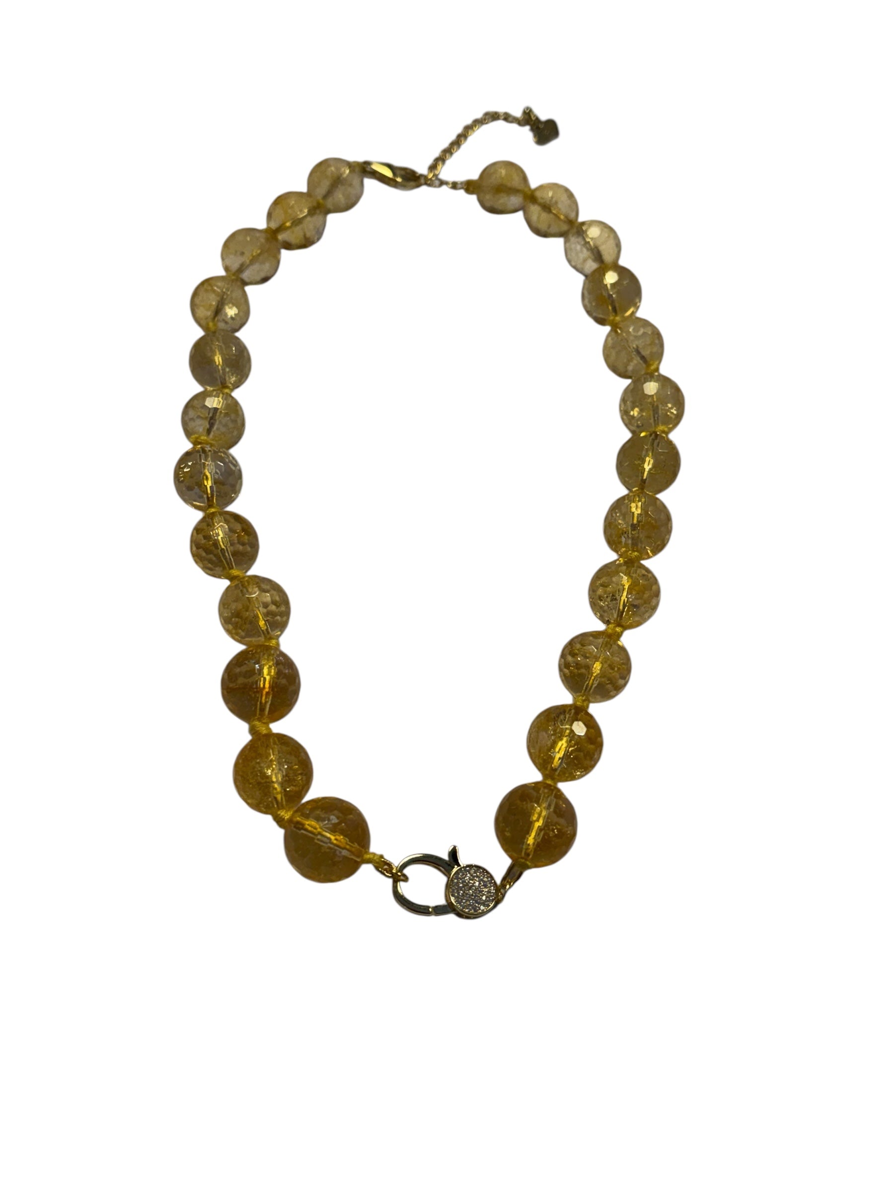 Collana JAIPUR - Quarzo citrino argento 925