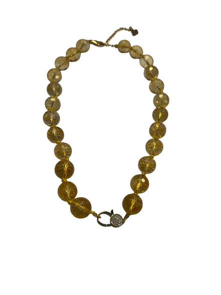 Collana JAIPUR - Quarzo citrino argento 925