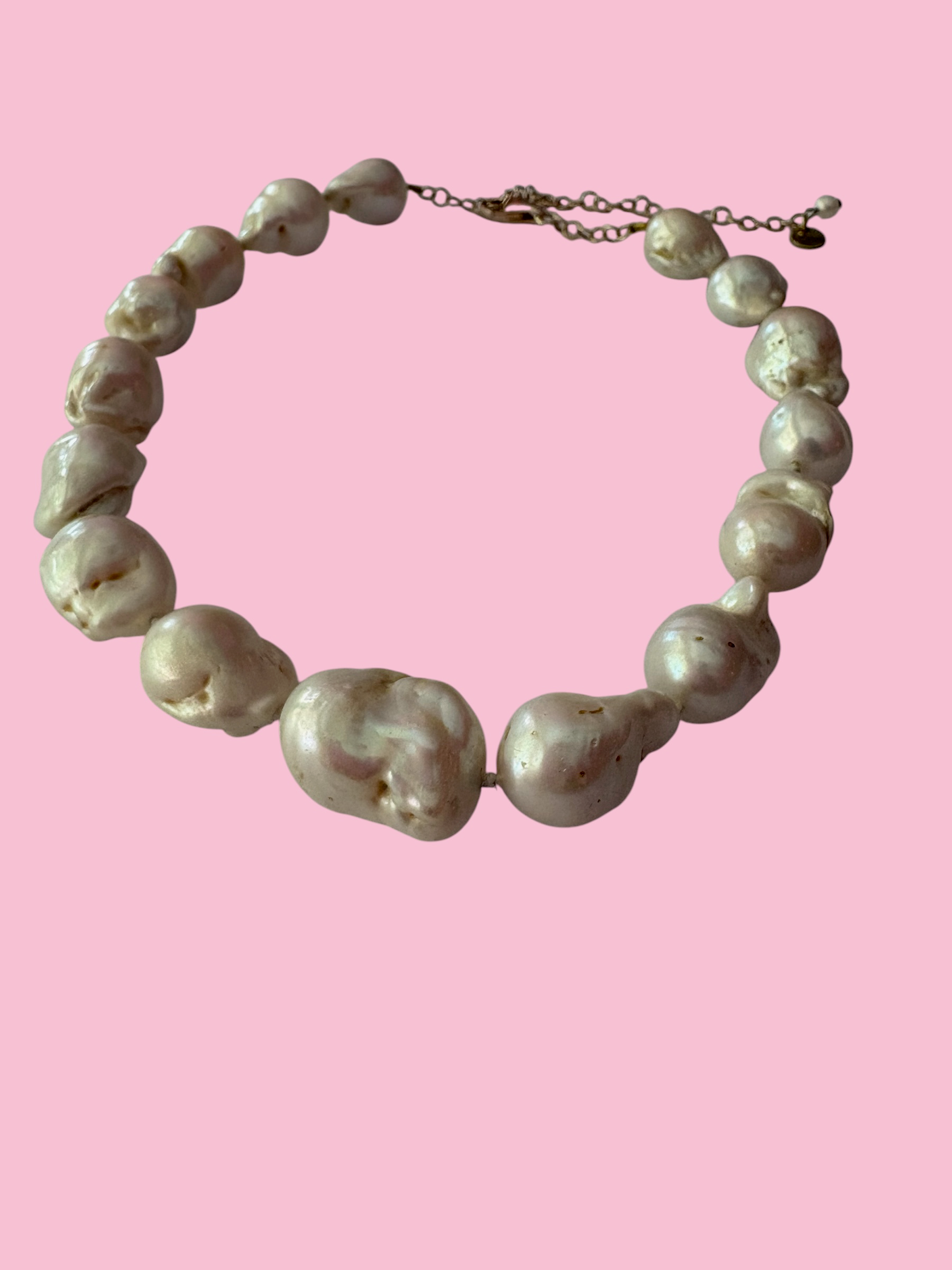 Chocker perle coltivate barocche grandi