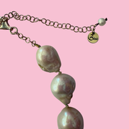 Chocker perle coltivate barocche grandi