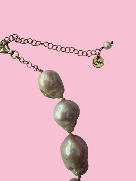 Chocker perle coltivate barocche grandi